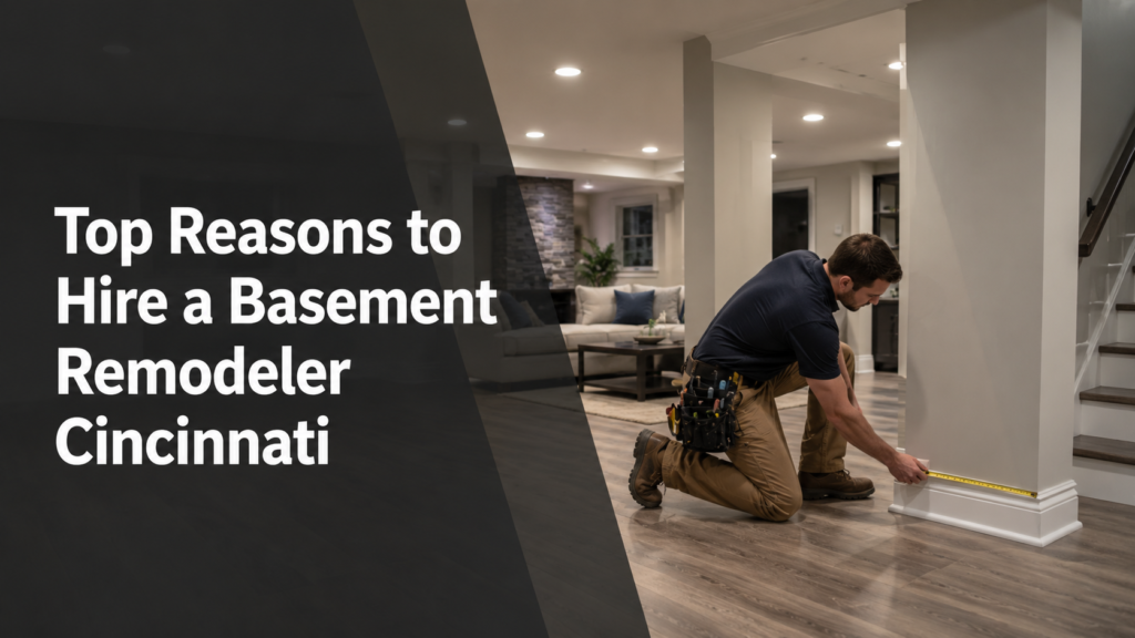 Top Reasons to Hire a Basement Remodeler Cincinnati
