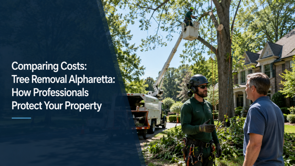 Comparing tree removal costs in Alpharetta